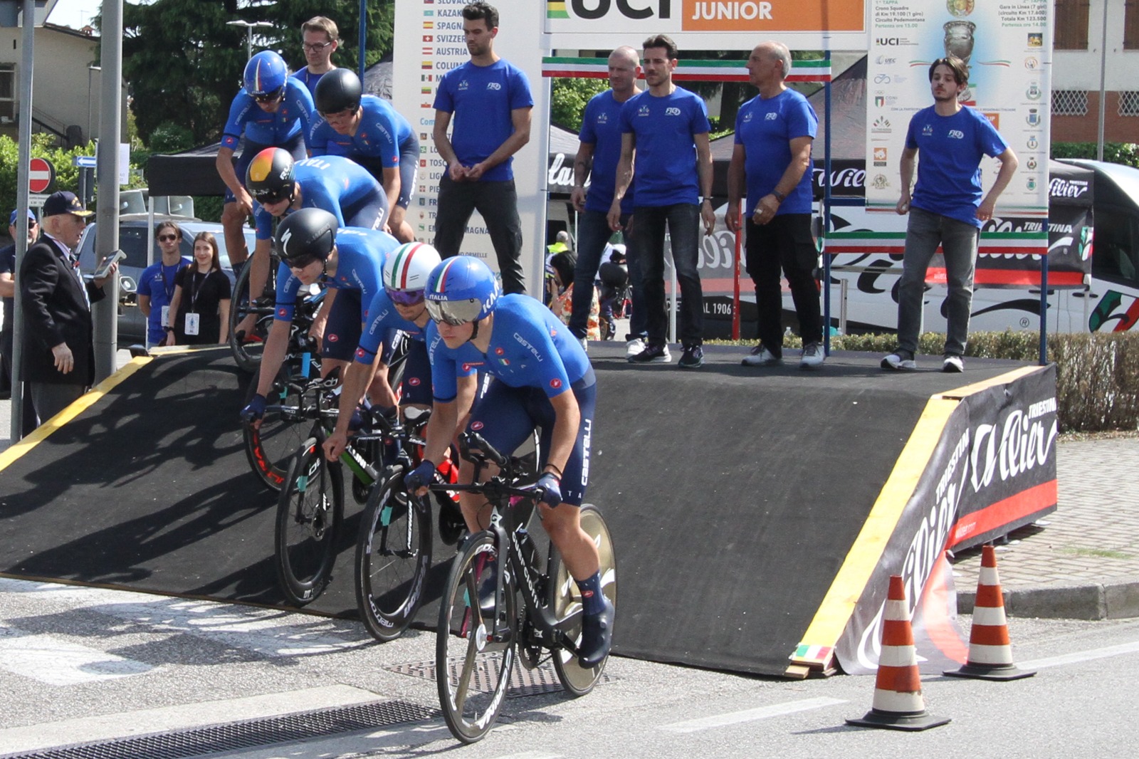 gli azzurri per il Trophée Centre Morbihan - credit Bolgan