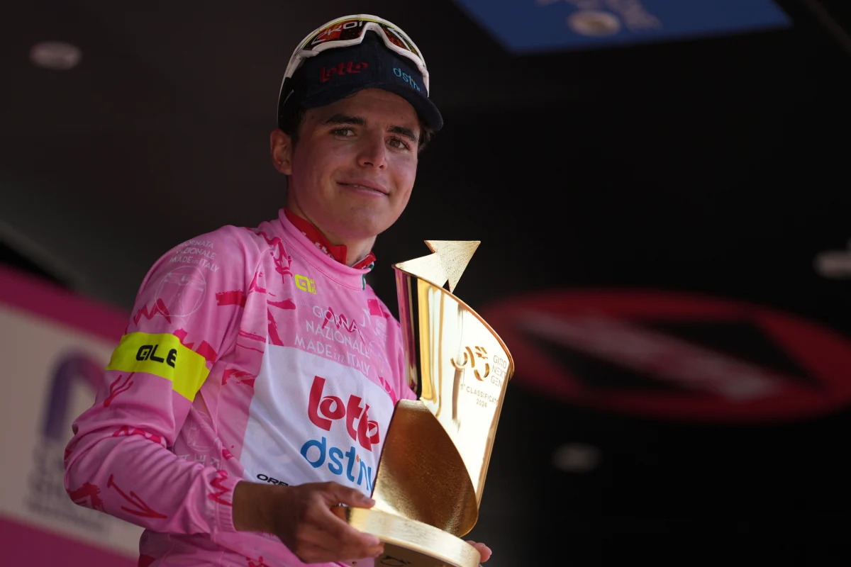 Jarno Widar vince il Giro Next Gen - Photo Credits: LaPresse