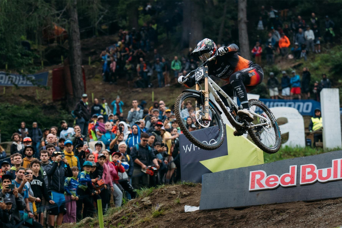 Amaury Pierron vince sulla Black Snake della Val di Sole - credit Daniele Molineris