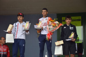 Il podio del 21° Giro della Brianza