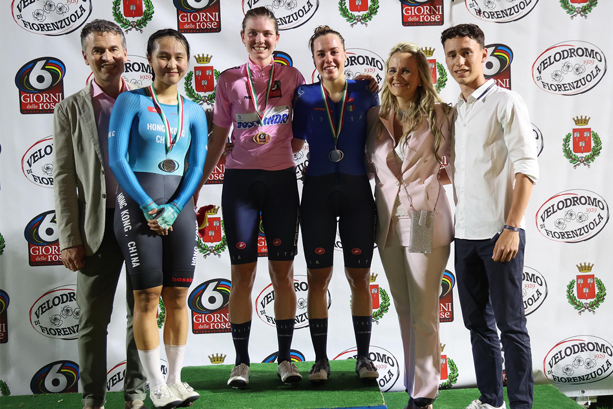 Martina Alzini vince la corsa a punti della 6 giorni delle rose 2024