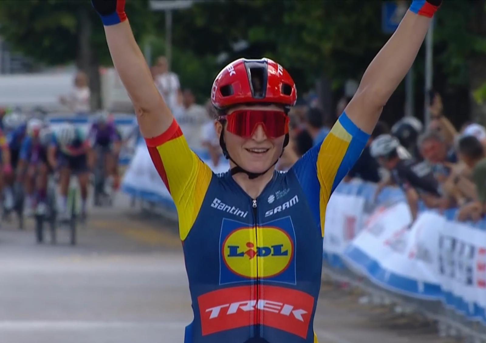 Elisa Longo Borghini vince il campionato italiano su strada