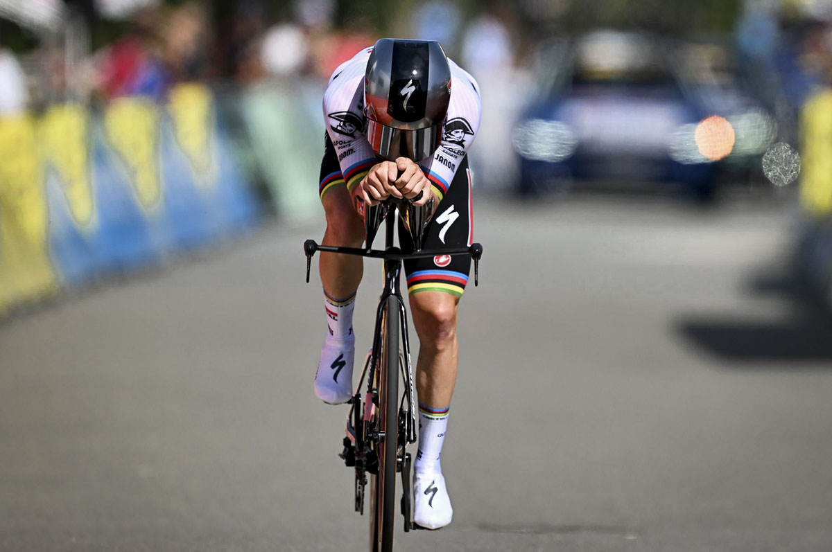 Remco Evenepoel vince la cronometro del Criterium del Delfinato 2024 - credit A.S.O._Billy_Ceusters