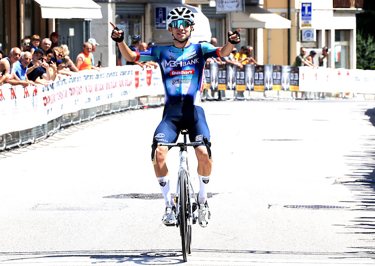 Sergio Meris vince la terza tappa del Giro del Veneto 2024 - credit Rodella