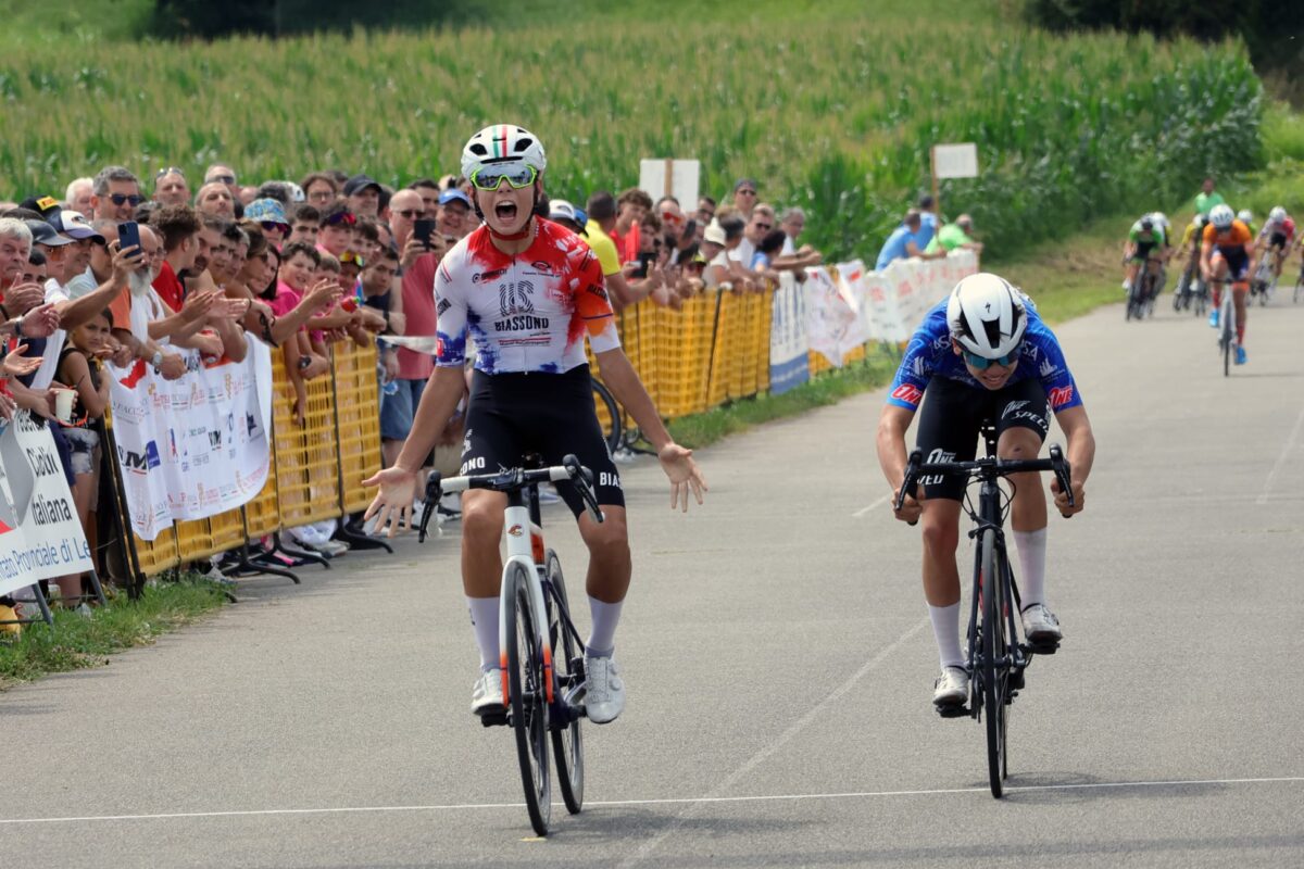 Achille Bellato, vincitore al Piccolo Lombardia, passerà juniores con la Energy Team insieme a Gileno e Velludo