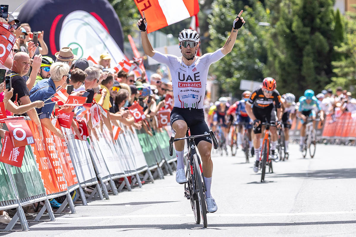 Diego Ulissi vince la terza tappa del Tour of Austria - credit EXPA/ Johann Groder