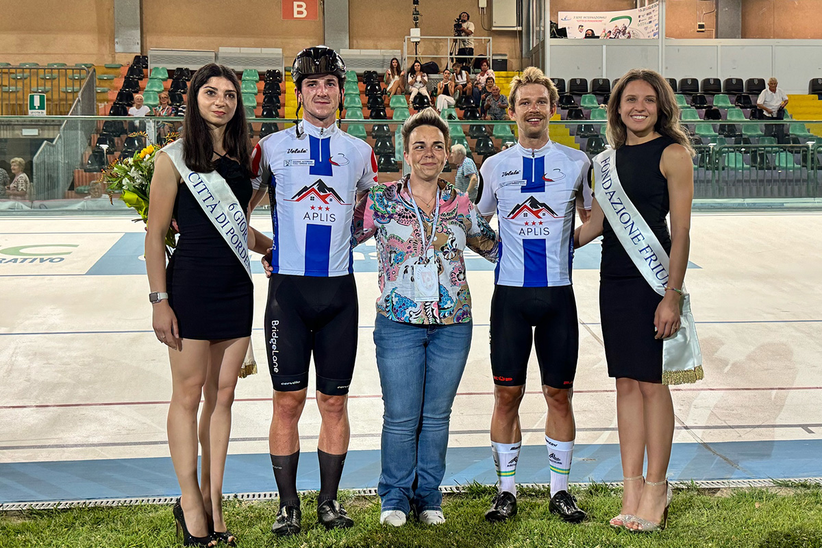 Greame e Walsh tornano al comando della 6 giorni di pordenone - credit Foto Bolgan