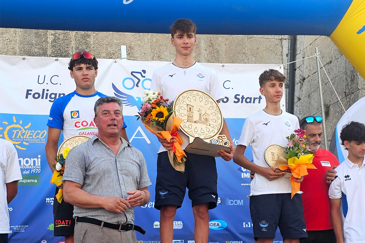 Luca Laudi vince il Trofeo San Benedetto - Podio Juniores