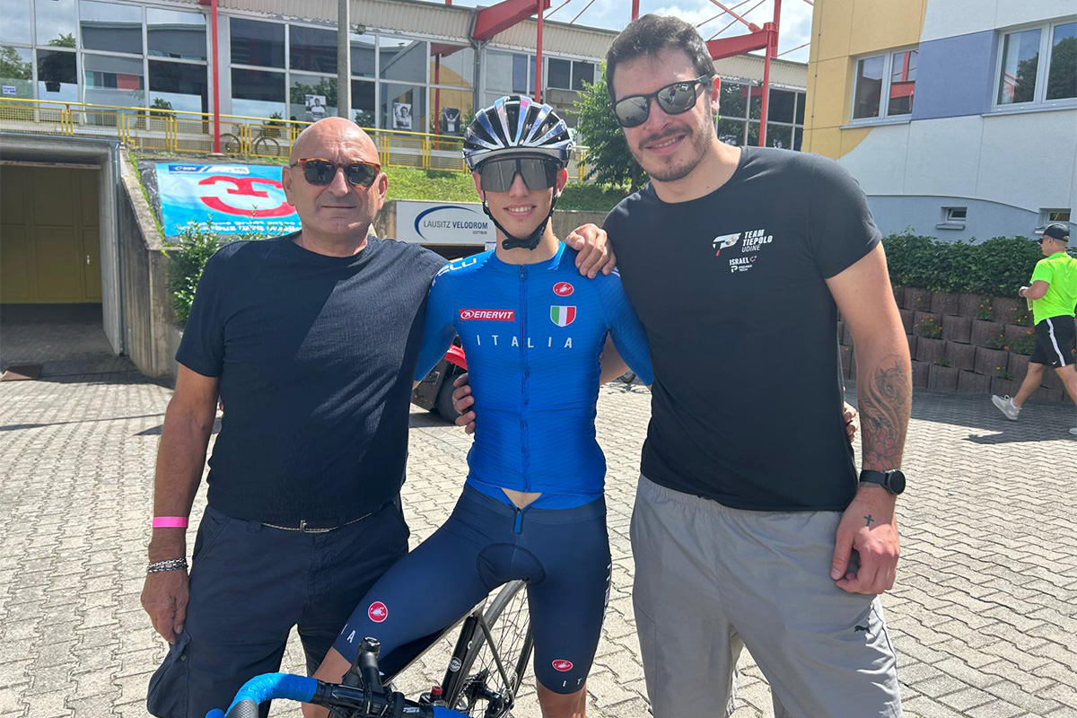 Marco Floreani, Jacopo Sasso e il preparatore Mattia Pezzarini