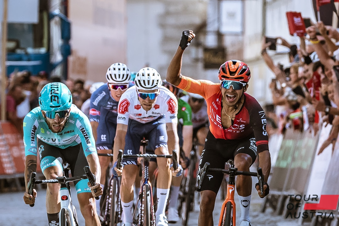 Martin Marcellusi secondo nella seconda tappa del Tour of Austria 2024 - credit Tour of Austria
