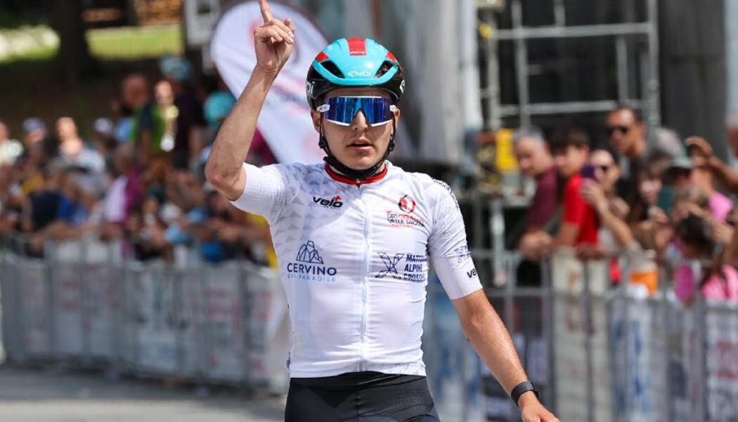 Jarno Widar vince la quarta tappa del Giro della Valle D'Aosta - credit Giro_vda