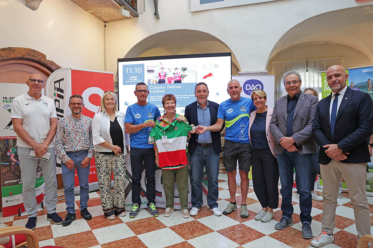 Presentazione Campionati italiani mtb Pergine Valsugana 2024 - credit Newspower