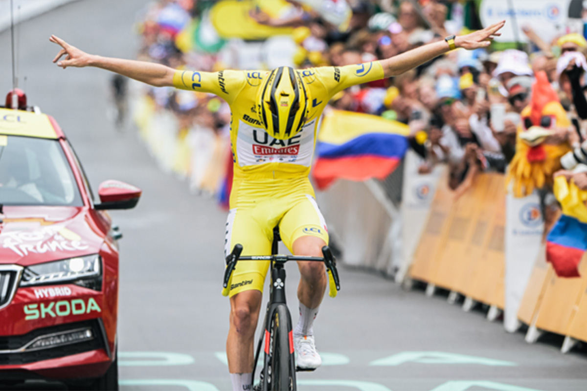 Tadej Pogacar vince a Isola 2000 la 19esima tappa del Tour de France - credit Charly Lopez