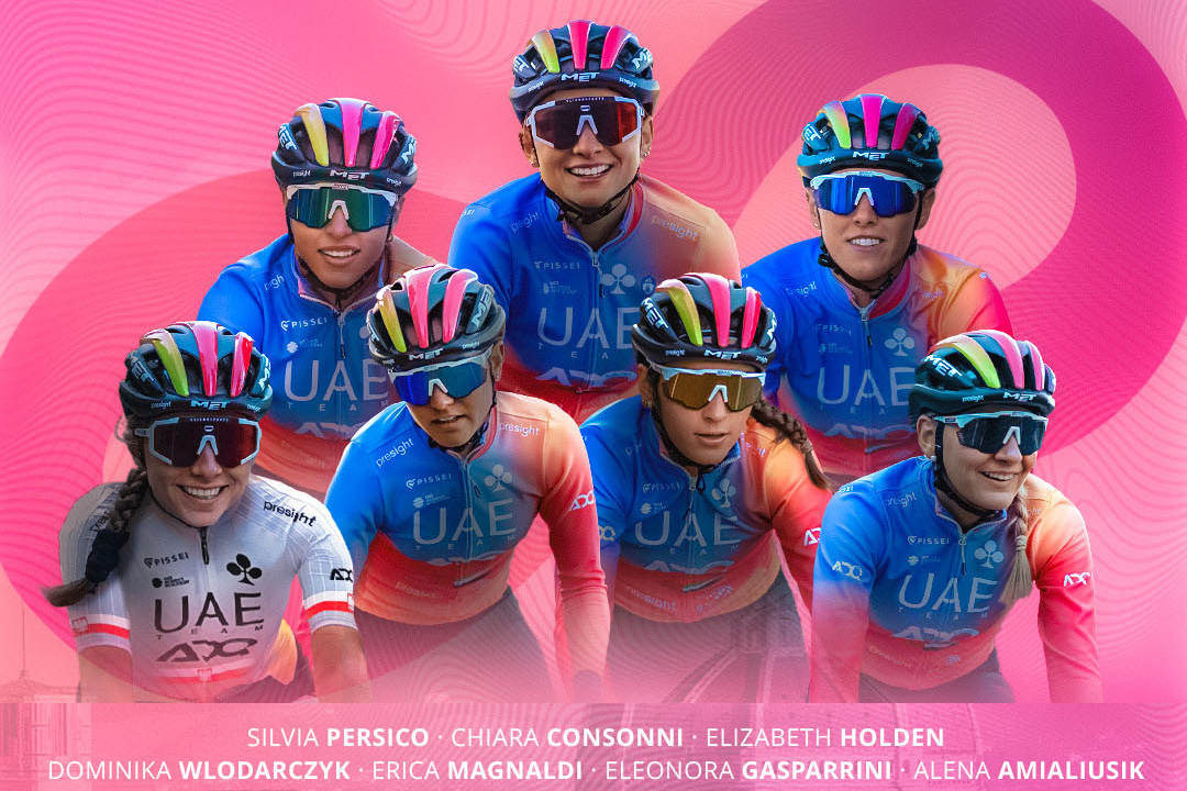 UAE Team ADQ per il Giro d'Italia Women