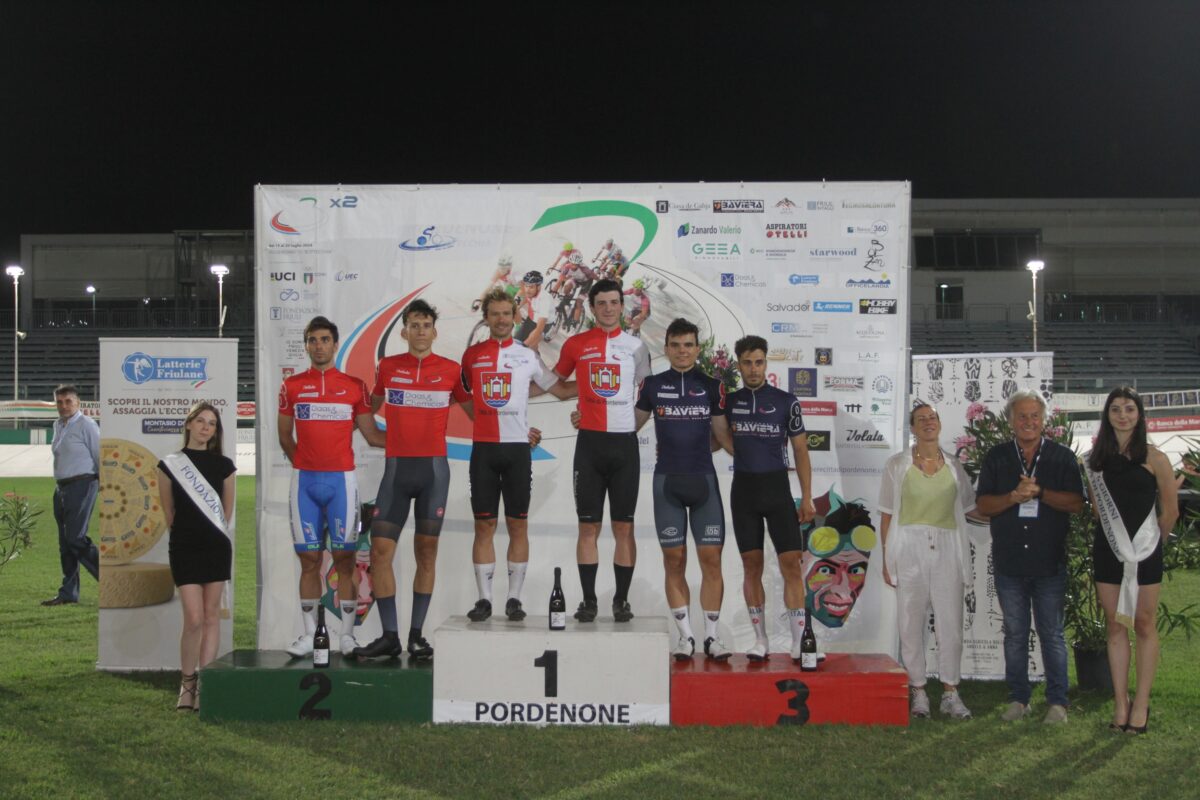 podio 6 giorni di Pordenone - Foto Bolgan