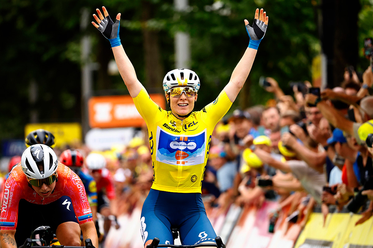 Charlotte Kool vince la seconda tappa del Tour de France Femmes - photocredit Thomas Maheux - ASO