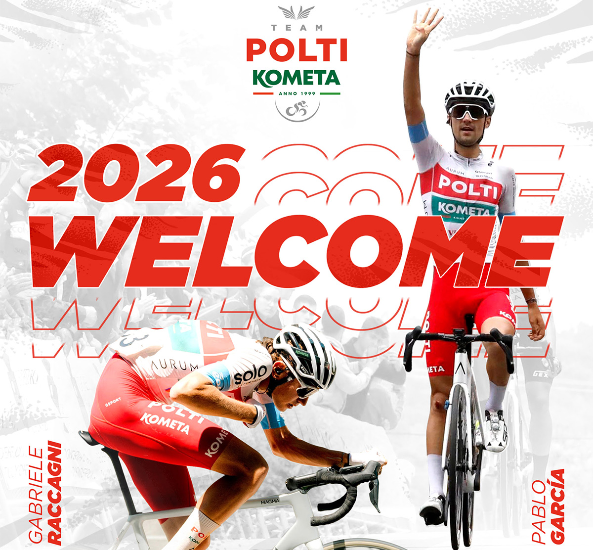 I primi nuovi acquisti della Polti Kometa sono due promozioni dal team U23- Pablo Garcia e Gabriele Raccagni