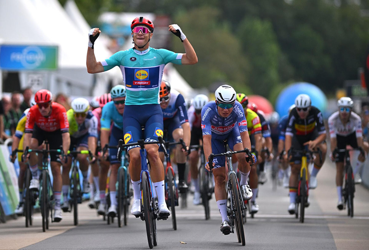 Jonathan Milan vince la terza tappa del Renewi Tour 2024 - credit Lidl-Trek