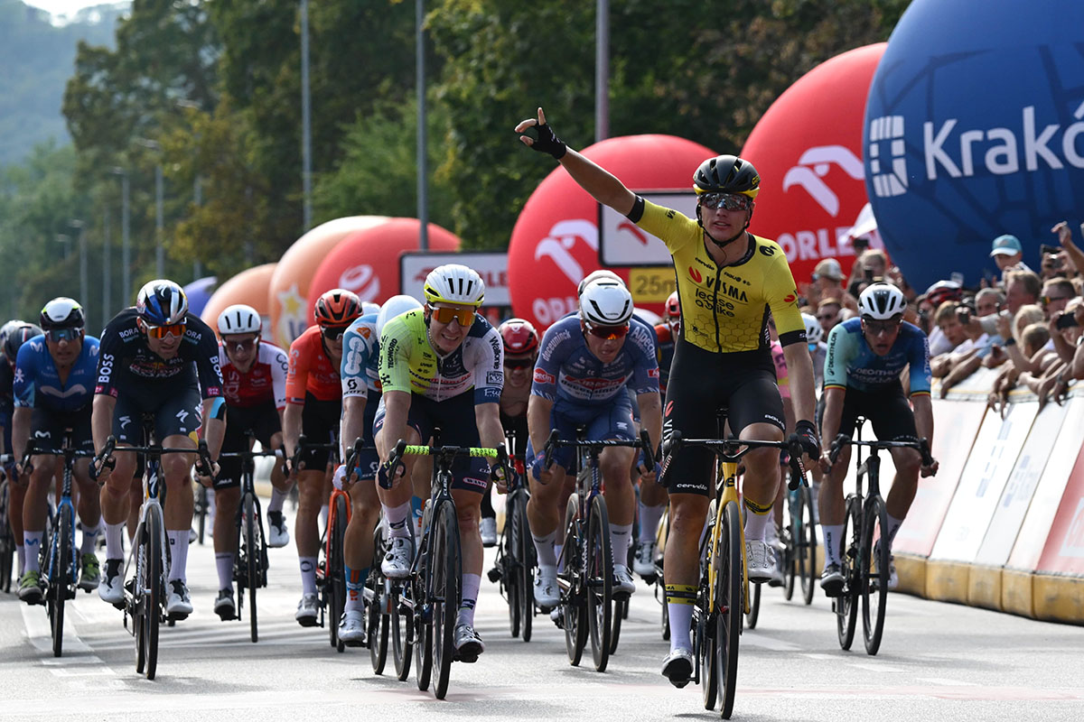 Olav Kooij (Team Visma Lease a Bike) vince l'ultima tappa del Tour de Pologne 2024