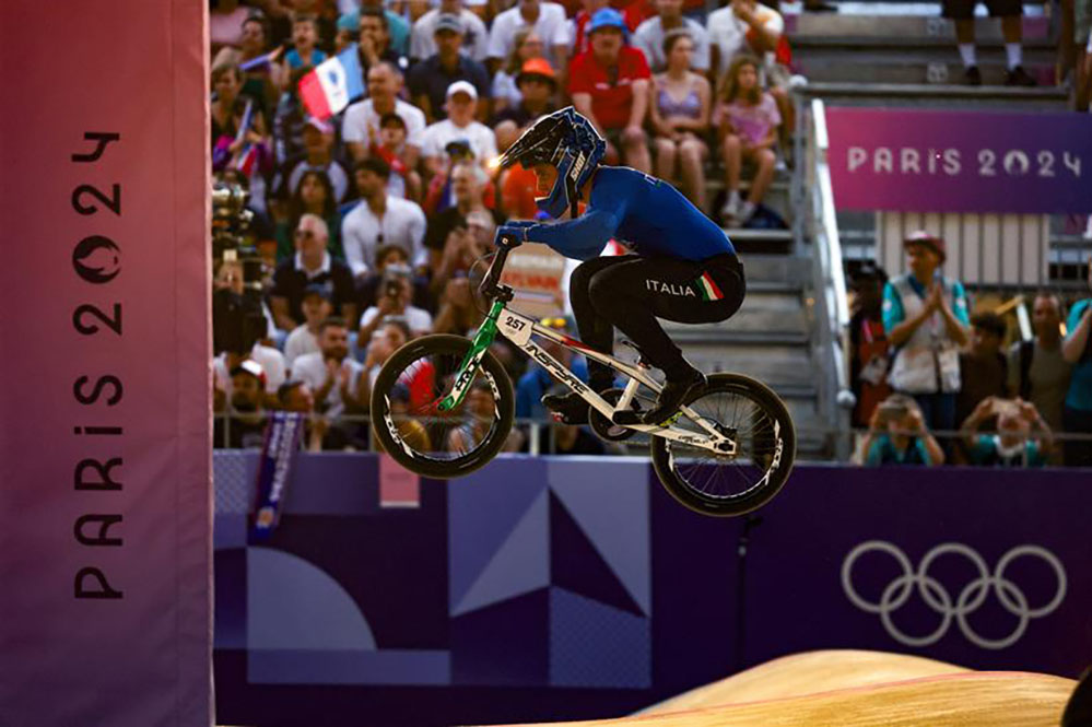 Parigi 2024 - Pietro Bertagnoli nono nel BMX race - credit Sprint Cycling Agency