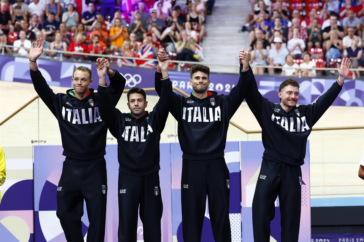 Parigi 2024 - per gli azzurri arriva il bronzo nell'inseguimento - credit sprint cycling agency