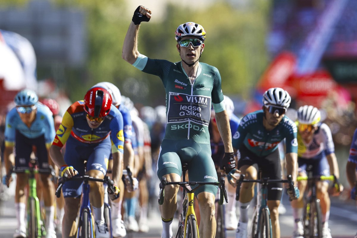 Wout van Aert vince la settima tappa della Vuelta a Espana - credit Unipublic - Sprint Cycling Agency