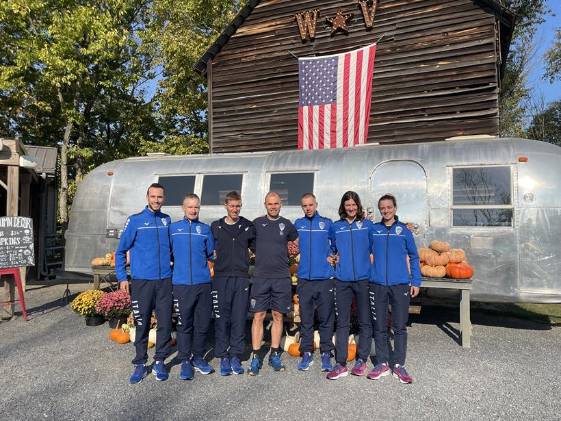 Gli azzurri per i mondiali marathon di Snowshoe 2024