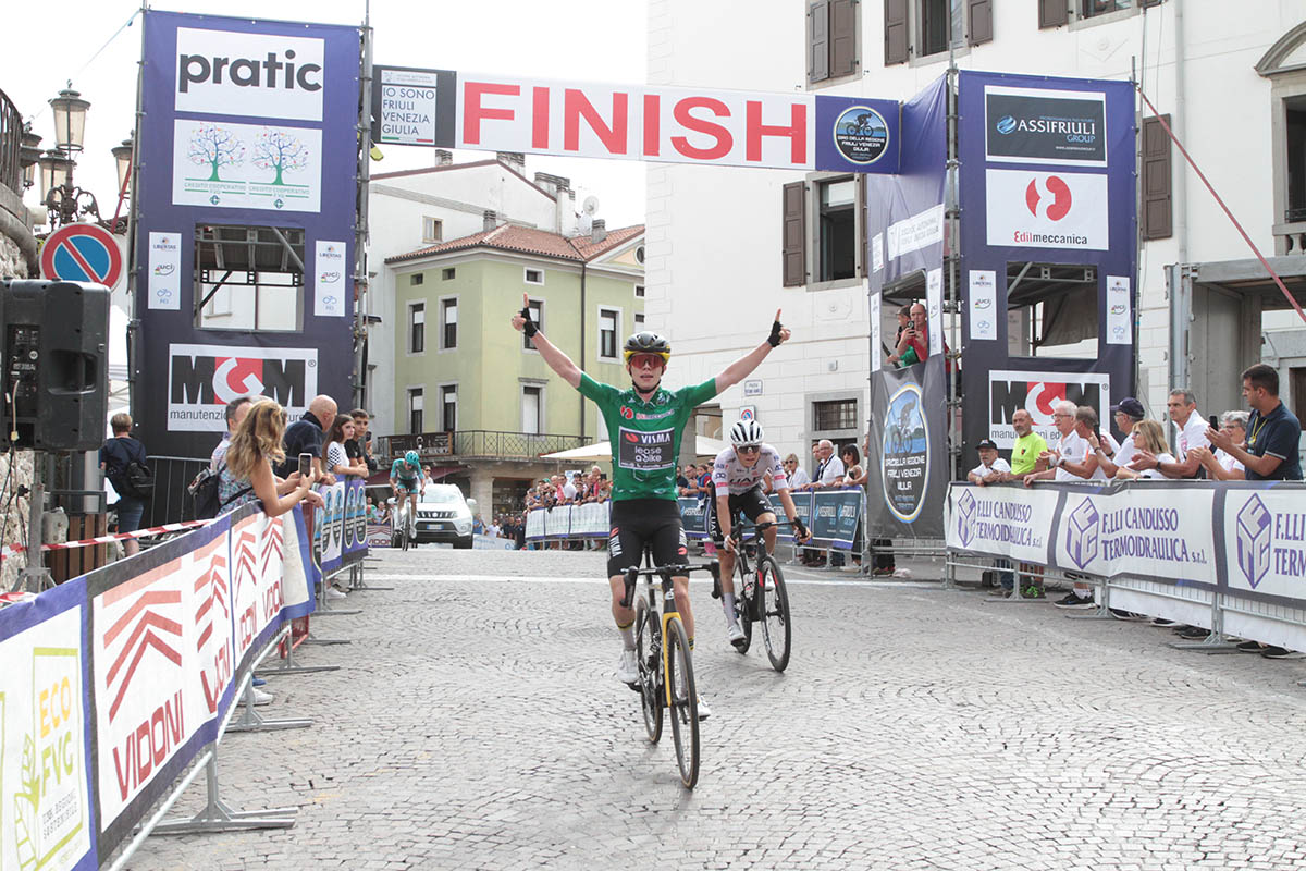 Jorgen Nordhagen vince a San Daniele ed è il nuovo leader del Giro della Regione Friuli Venezia Giulia - credit Bolgan