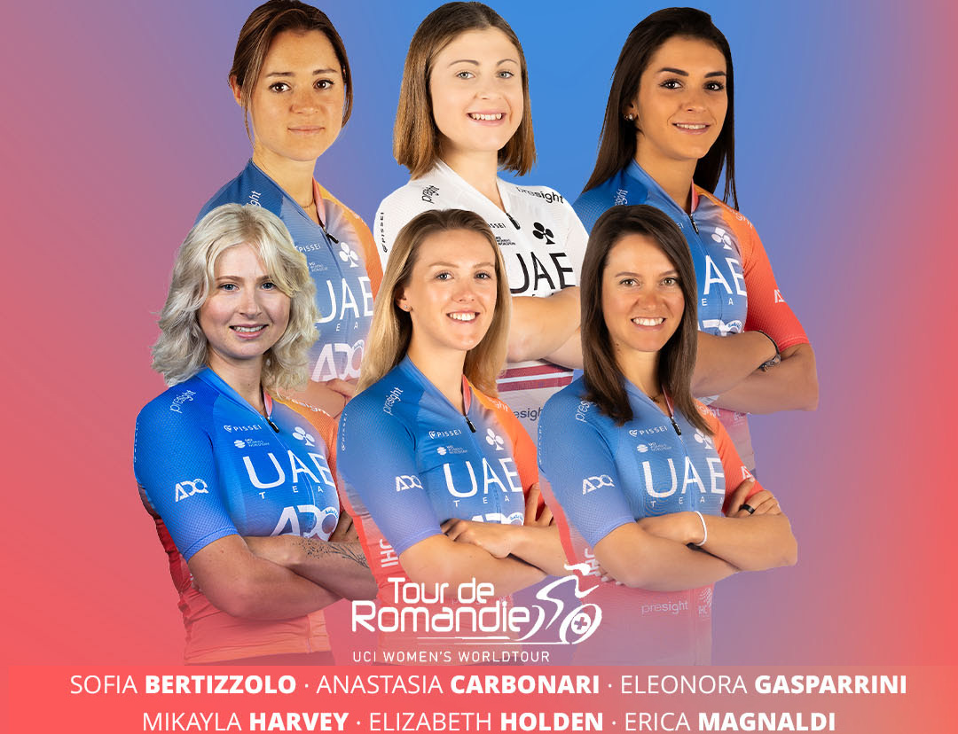 UAE Team ADQ per il Tour de Romandie Féminin
