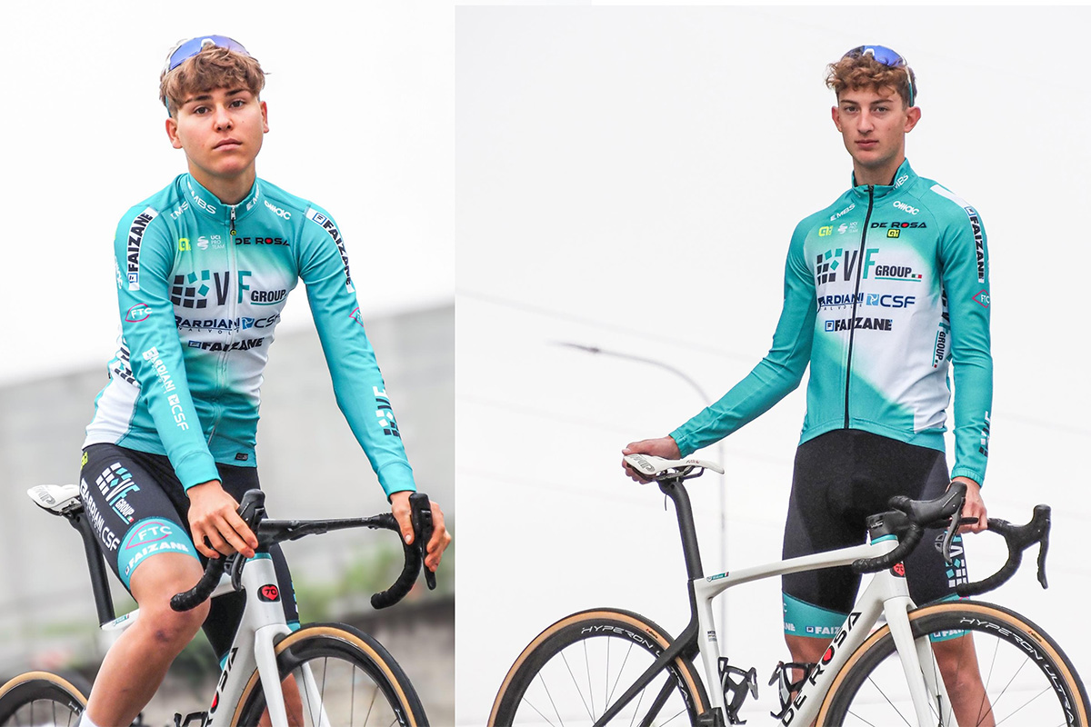 Mattia Stenico e Andrea Montagner approdano al Vf Group Bardiani