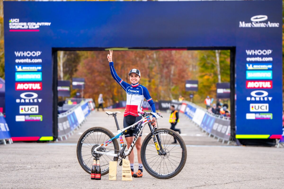 Olivia Onesti (Trinx Factory Team) chiude al secondo posto la Coppa del Mondo Mtb 2024 - credit Maxime Schmid
