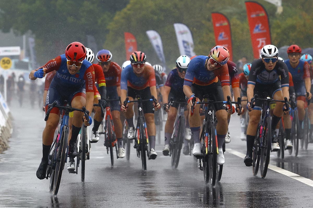 Silvia Zanardi terza nella prima tappa del Tour of Chongming Island - credit Sprint Cycling Agency