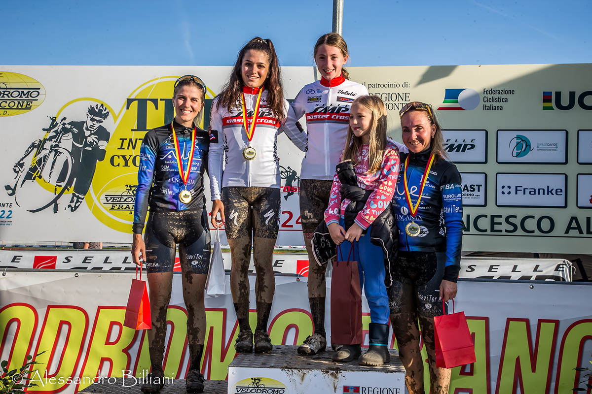 Borello e Pellizotti leader del Selle SMP Master Cross - credit Alessandro Billiani