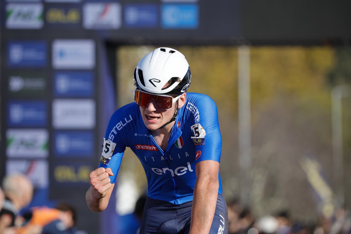Mattia Agostinacchio vince l'oro agli Europei di ciclocross di Pontevedra 2024 - credit Sprint Cycling Agency
