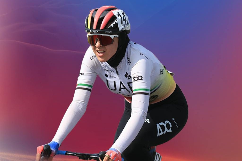 Safiya Alsayegh con UAE Team ADQ