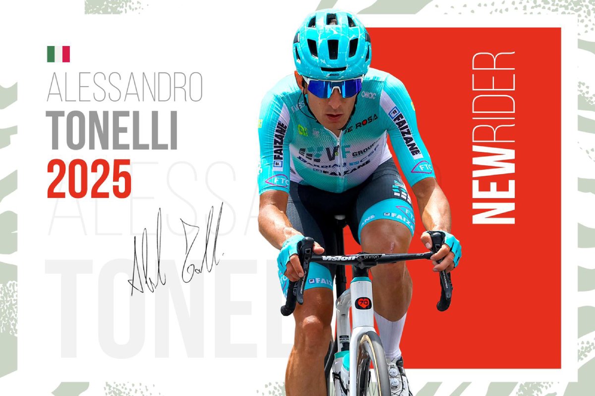 Alessandro Tonelli si accasa al Team Polti Kometa 2025