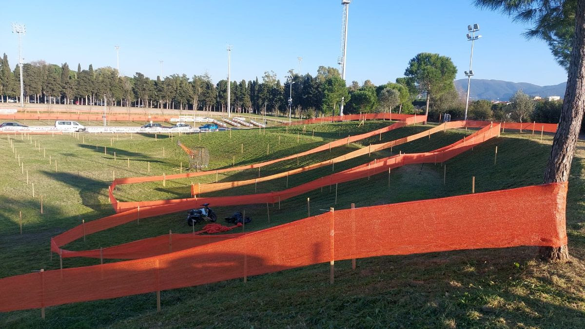 Percorso campionato italiano giovanile ciclocross Follonica 2025