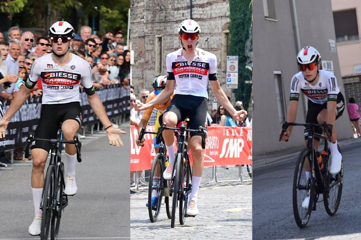 team biesse carrera godizzi, milesi, quadriglia