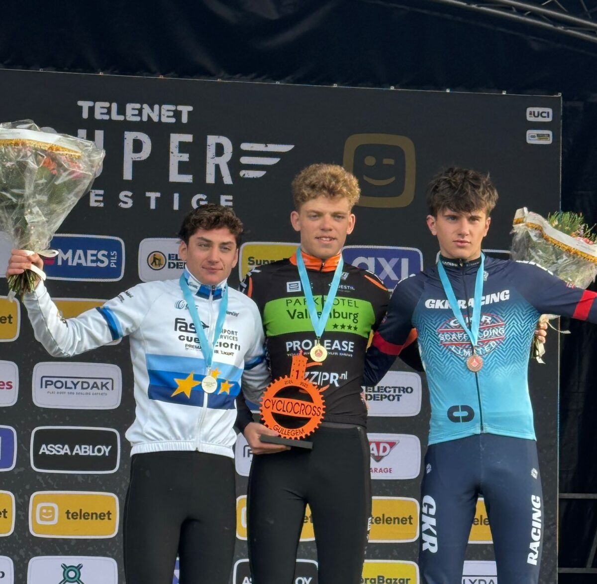 Mattia Agostinacchio è secondo al Superprestige di Gullegem