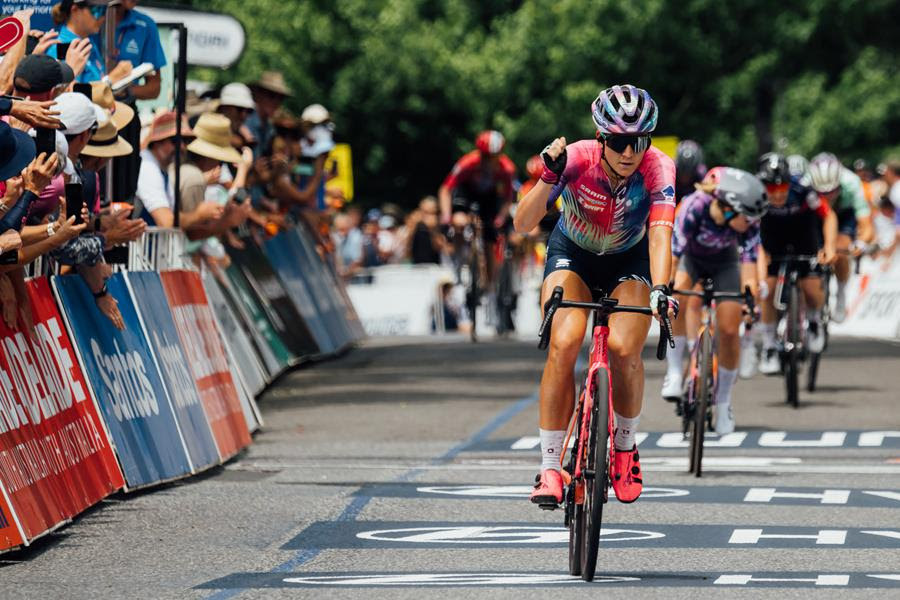 Chloé Dygert vince la terza tappa del Tour Down Under - credit Auldphotos
