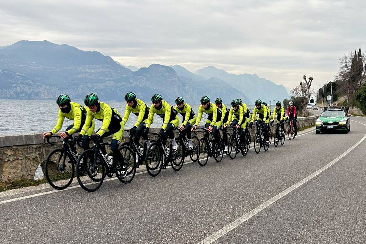 Gli juniores della Borgo Molino Vigna Fiorita si preparano per la stagione 2025 - credit Photors