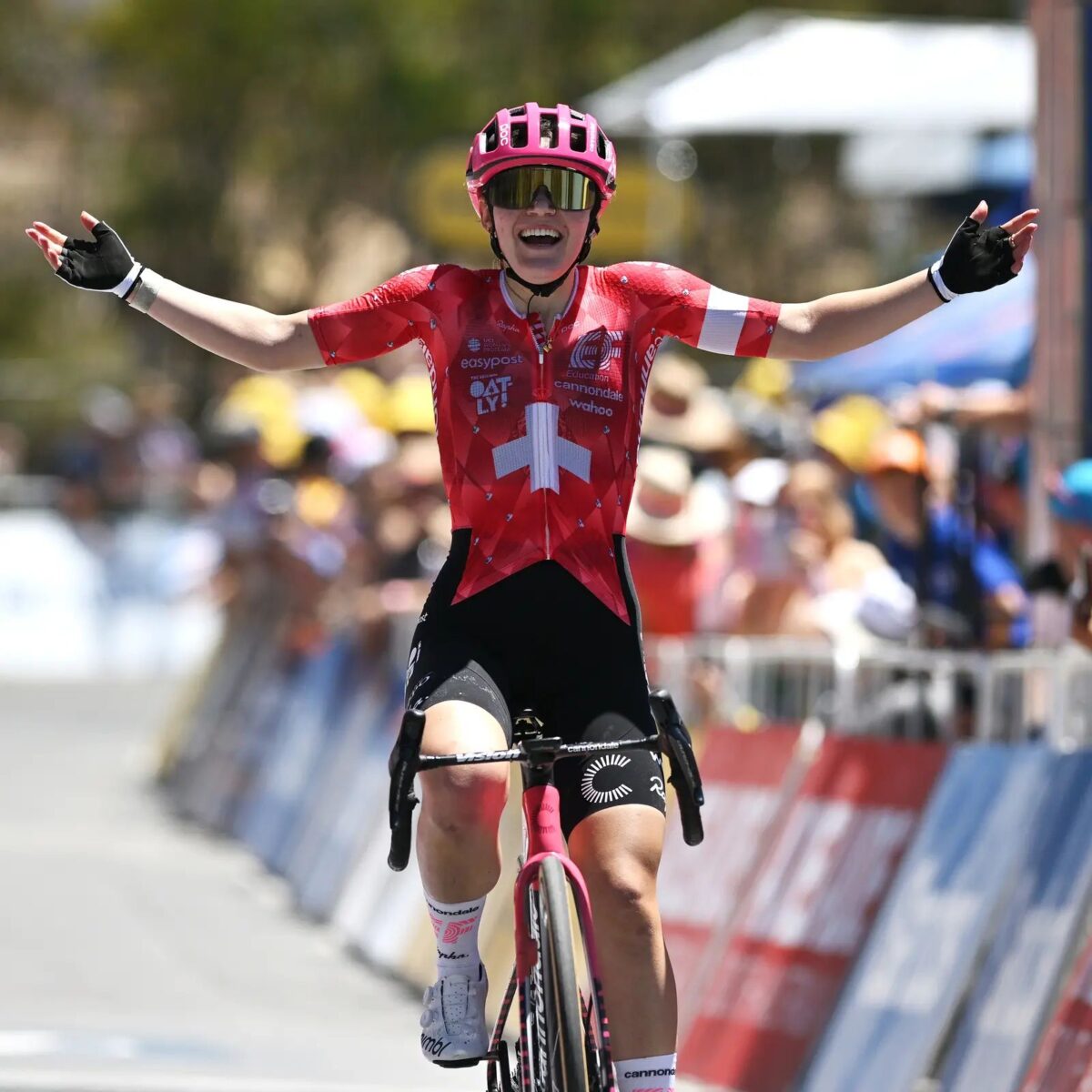 Tappa e maglia per Noemi Rüegg al Tour Down Under