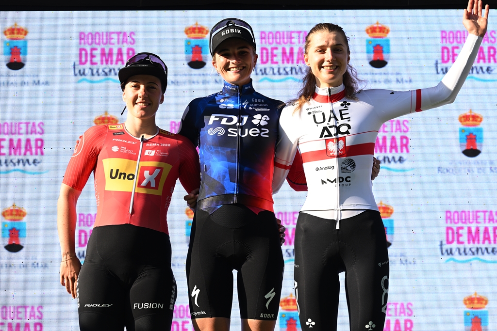 Ally Wollaston trionfa alla Clasica de Almeria. Gettyimage