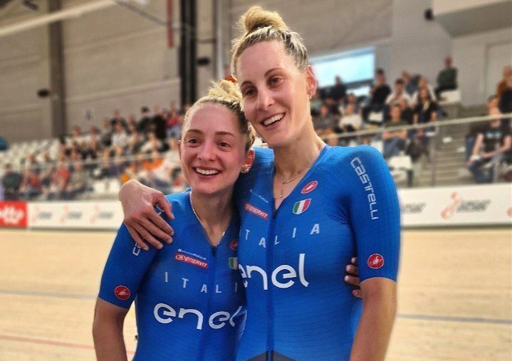 Europei Pista. Argento per Vittoria Guazzini e Chiara Consonni nella Madison