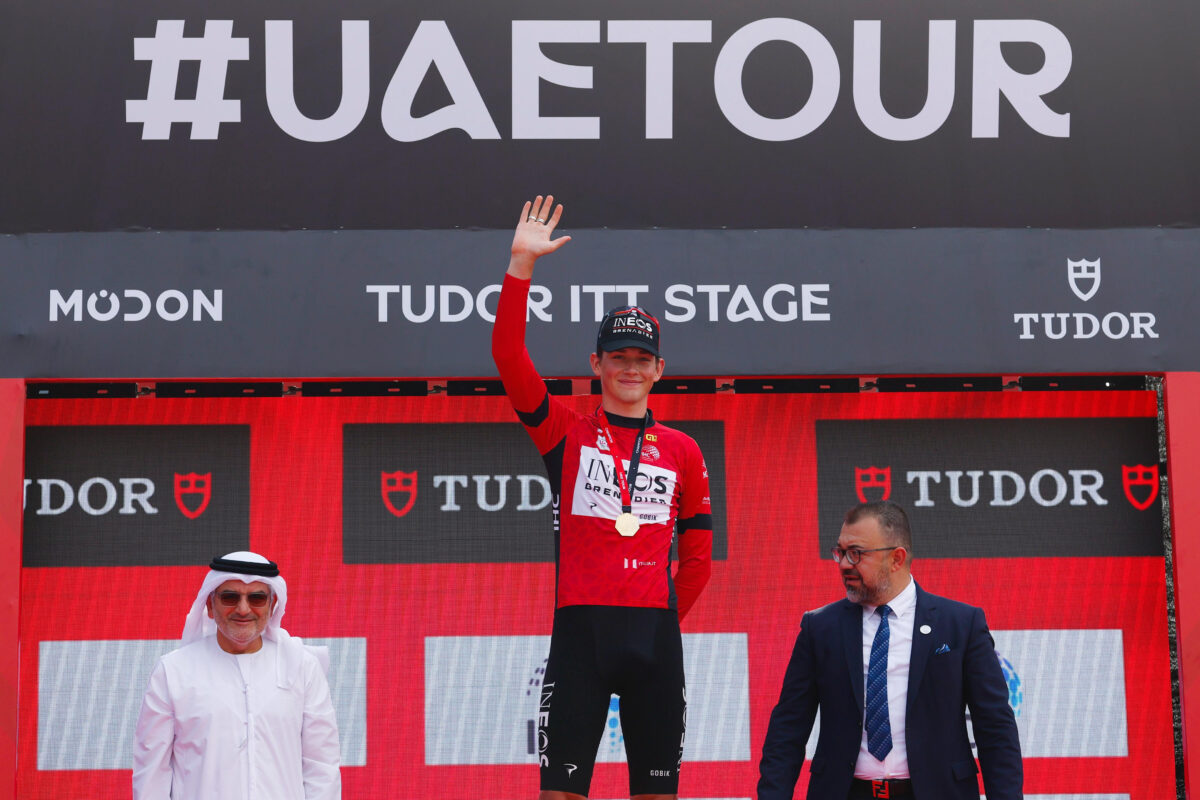 Joshua Tarling nuovo leader del UAE Tour
