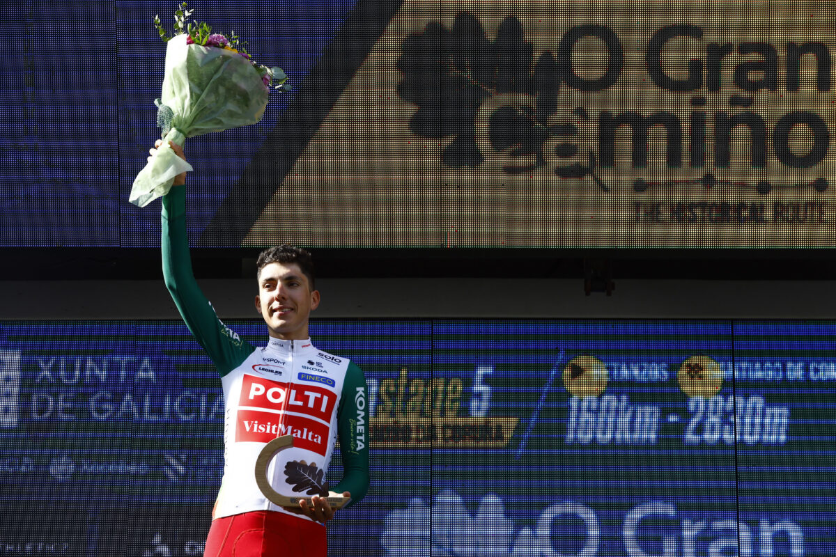 O Gran Camino 2025 - The Historical Route - 4th Edition - 5th stage Betanzos - Santiago de Compostela 159,9km - 02/03/2025 - Davide Piganzoli (ITA  Team Polti VisitMalta) - photo Luis Angel Gomez/SprintCyclingAgency©2025