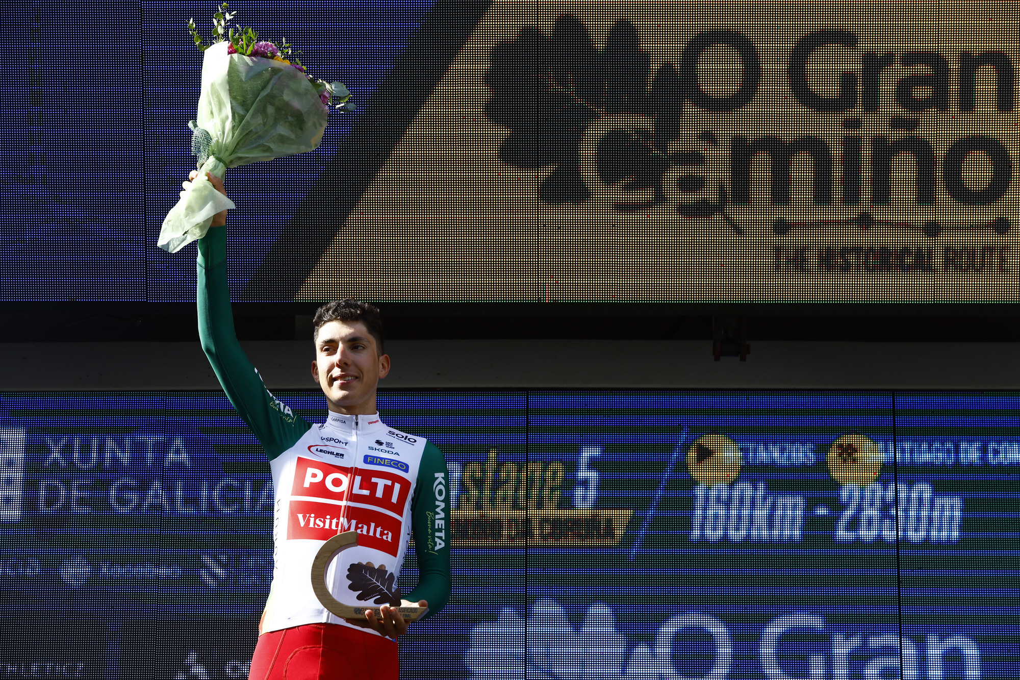 O Gran Camino 2025 - The Historical Route - 4th Edition - 5th stage Betanzos - Santiago de Compostela 159,9km - 02/03/2025 - Davide Piganzoli (ITA  Team Polti VisitMalta) - photo Luis Angel Gomez/SprintCyclingAgency©2025