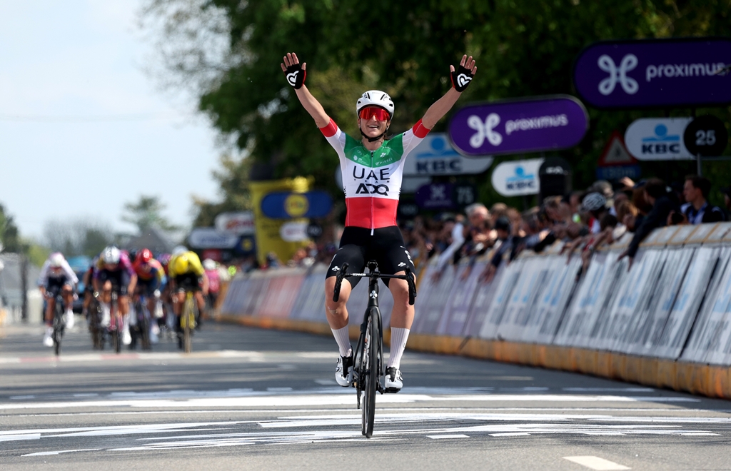 Elisa Longo Borghini vince la Freccia del Brabante (foto Getty Sport)