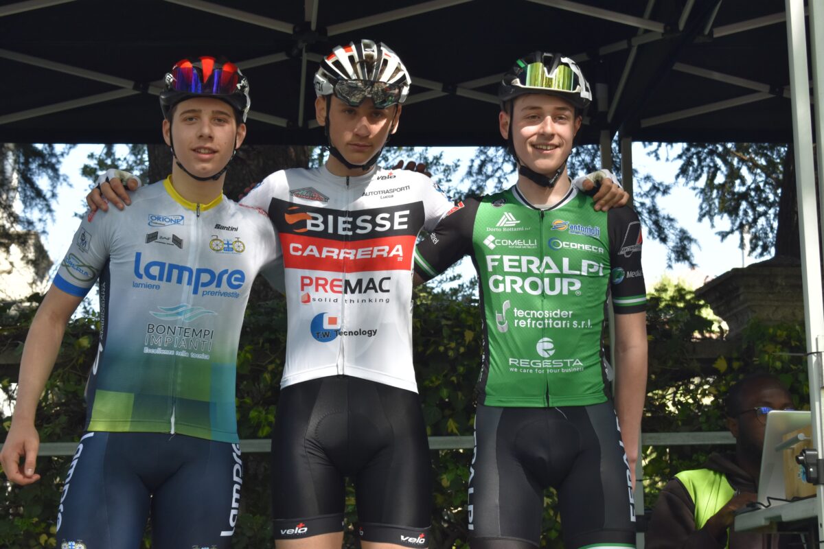 Mattia Dolfini e Davide Cuman esultano a Chiari