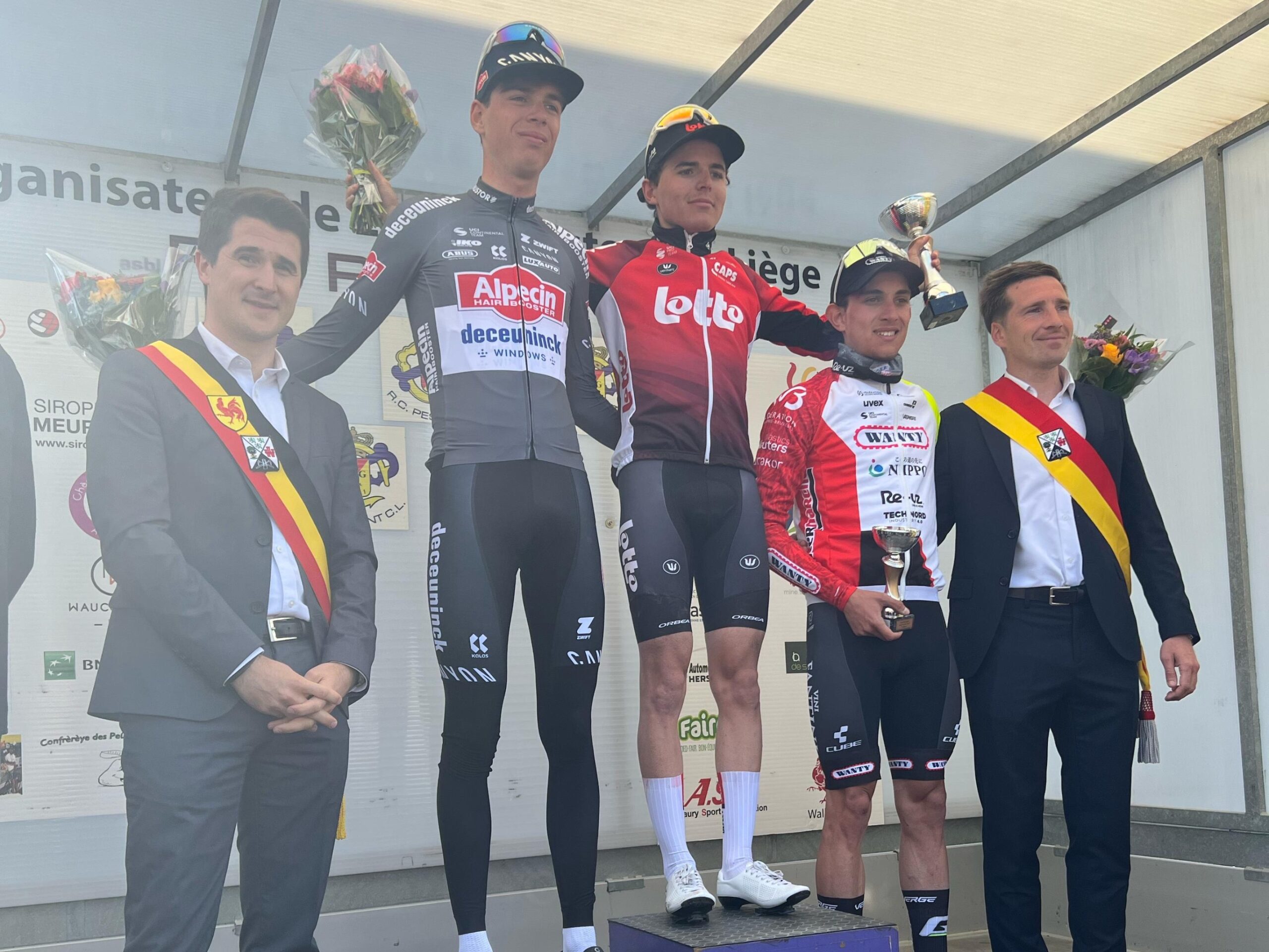 Jarno Widar trionfa alla Liège-Bastogne-Liège U23. Simone Gualdi terzo e Lorenzo Finn quinto